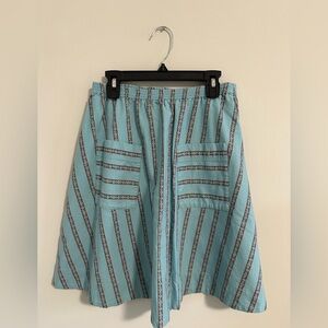 Tea Collection Striped Kids Skirt With Pockets & Elastic Waistband